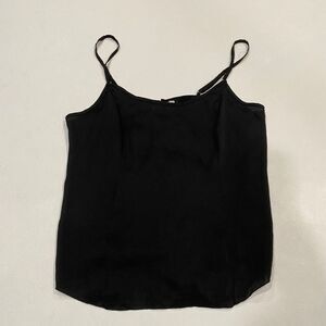 Free People Intimately Black Cami Tank Top Adjustable Straps Size S Small